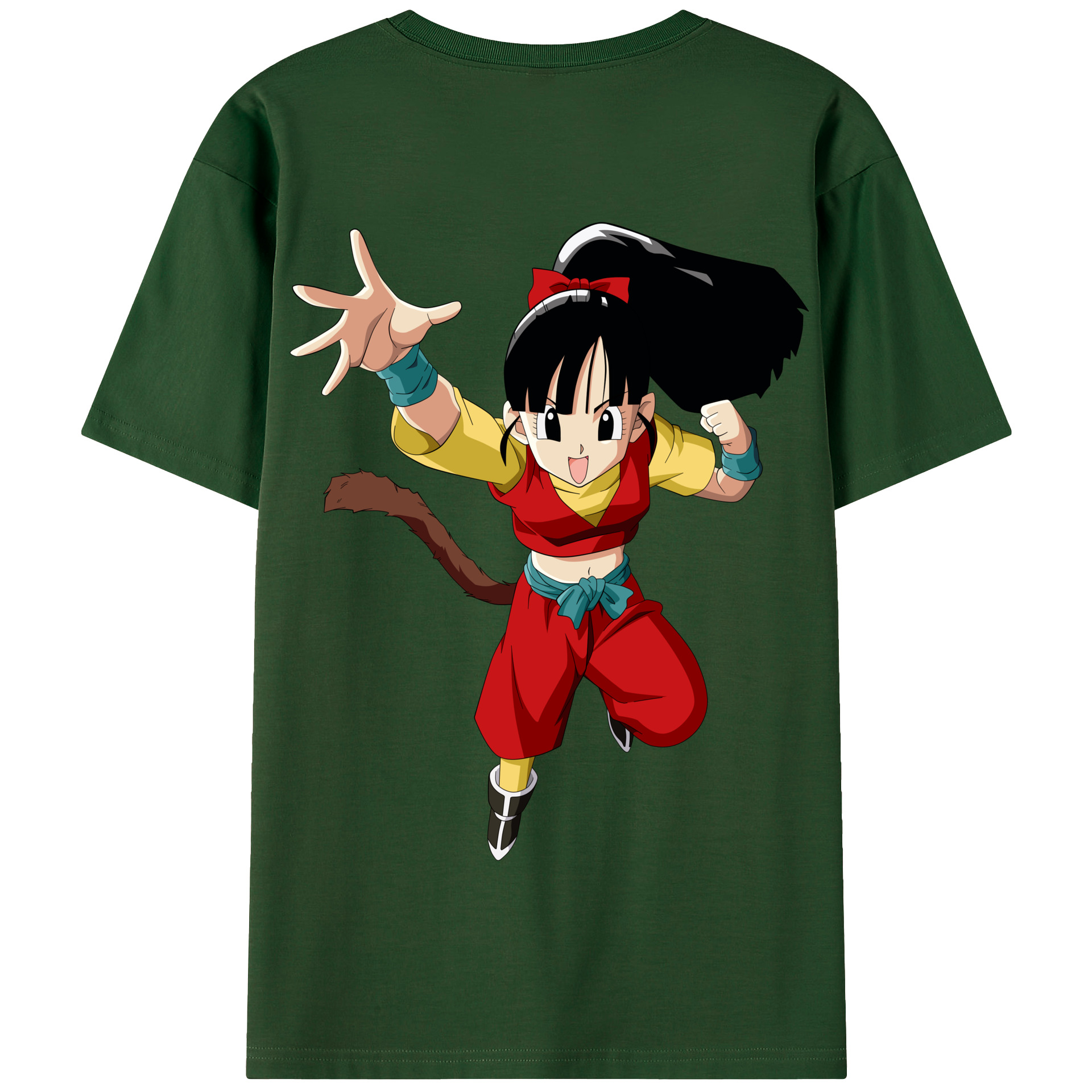 （画像用） ドラゴンボール パン DRAGON BALL Pan 綿100％半袖Tシャツ（背面プリント）
